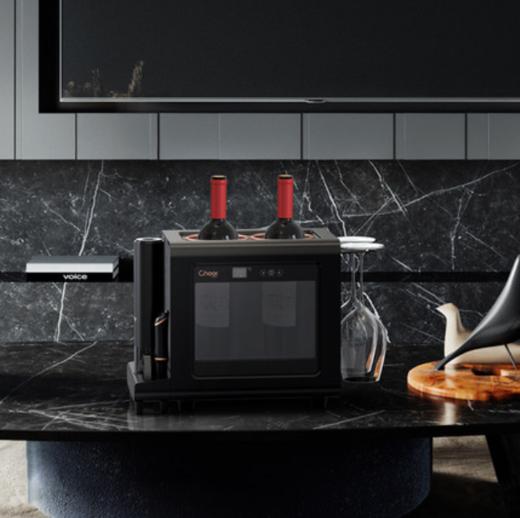 Cheer启尔一体机红酒酒柜可挂杯子红酒葡萄酒柜酒窖级恒温恒湿 商品图1