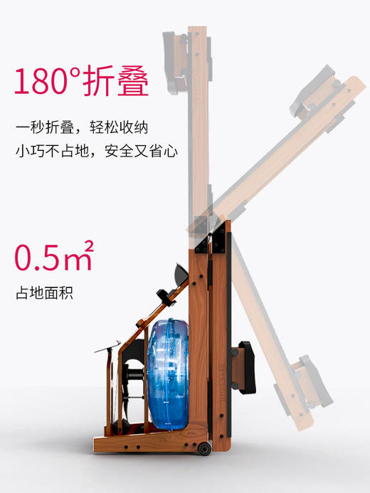 野小兽R30划船机智能训练科学健身居家使用好物 商品图3