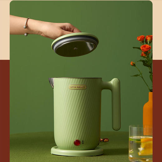 【现货发】小南瓜电热水壶K1家用恒温烧水壶保温一体自动不锈钢煮开水壶电水壶 商品图2