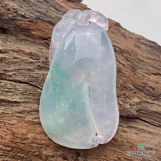 派瑞翡翠 翡翠挂件 冰种 飘花 商品图1