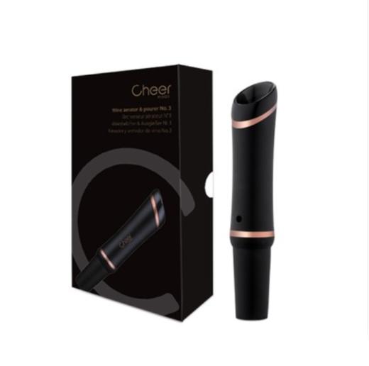 Cheer启尔 黑金快速醒酒器 便携轻巧 醒酒倒酒2合1 迷你醒酒器 商品图4