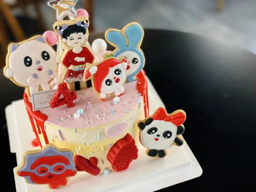定制瑞奇宝宝糖霜饼干奶油蛋糕 商品图0