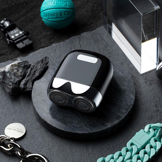 【yoose有色电动剃须刀】MINI-S&MINI强劲性能|进口钢材|超长续航|金属浮雕礼盒||银卡涂鸦礼盒 商品图5