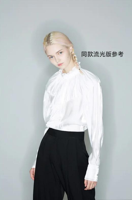 披肩领单肩溢边衬衫 商品图1