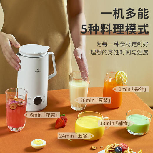 【高颜值免开盖加热】七彩叮当豆浆机家用迷你全自动多功能破壁机免泡无渣过滤免开盖加热7大预约功能5大料理模式350ml大容量 商品图1