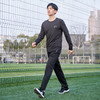 多威长袖T恤男年春新款黑色跑步训练服圆领运动服2312008 商品缩略图4