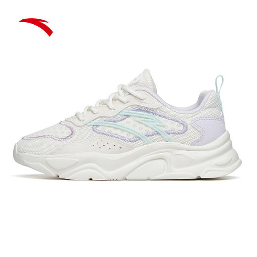 安踏小千禧黑白色老爹鞋女鞋2022春季新款厚底运动鞋子122228891-1/3 商品图3