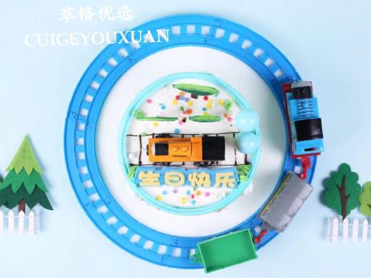 森林托马斯  儿童生日蛋糕1.5磅 （会动的小火车） 商品图3