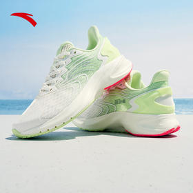 安踏羚跑2.0丨虫洞科技跑步鞋女2022春夏新款透气软跑鞋122225585-1/8/11