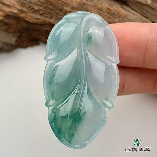 派瑞翡翠 翡翠挂件 糯种 飘花 商品图3