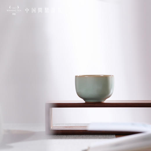 问鼎汝瓷复刻款天青敦善杯 商品图0