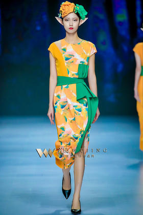 2202065 如烟若梦连衣裙 雾境