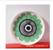 【已绝版】绿色芬兰花朵盘 8寸 商品图0
