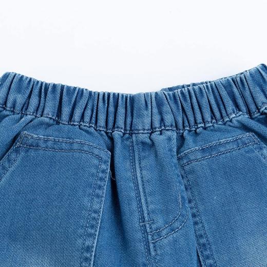 迪士尼夏季新品男童短裤休闲风牛仔五分裤 商品图7