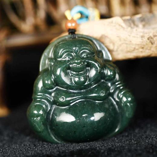 鼎云轩福气满满碧玉佛吊坠 商品图0