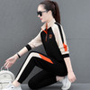 运动套装女春秋2022新款卫衣宽松跑步休闲服两件套潮HL9811 商品缩略图4