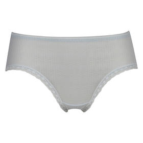 都市丽人时尚系列薄透丝滑蕾丝三角中叉女士内裤LK231N