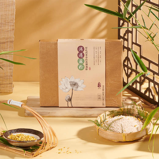 浙礼·杭州西湖藕粉原味桂花红枣坚果味 商品图0