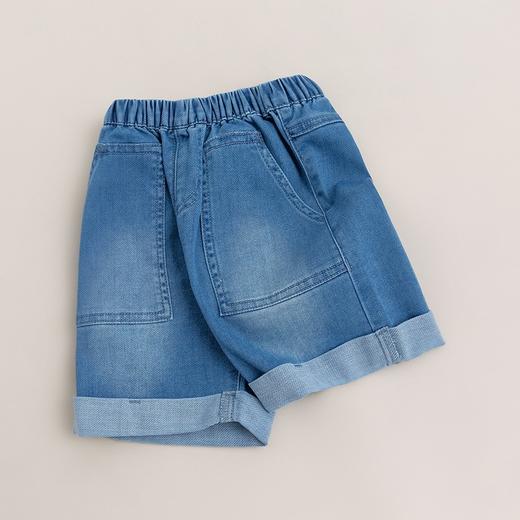 迪士尼夏季新品男童短裤休闲风牛仔五分裤 商品图4