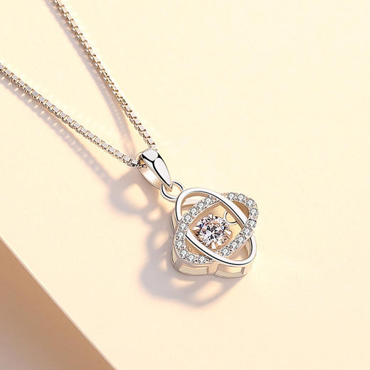 子佩集【灵动四叶】S925银四叶草项链【JHY-DZ000219】 商品图3