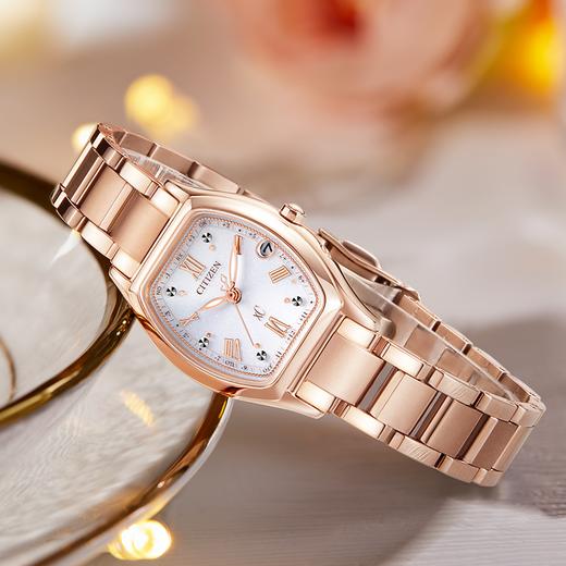 西铁城(citizen)光动能电波女表xC系列时尚舒博钛ES9354-69B 商品图7