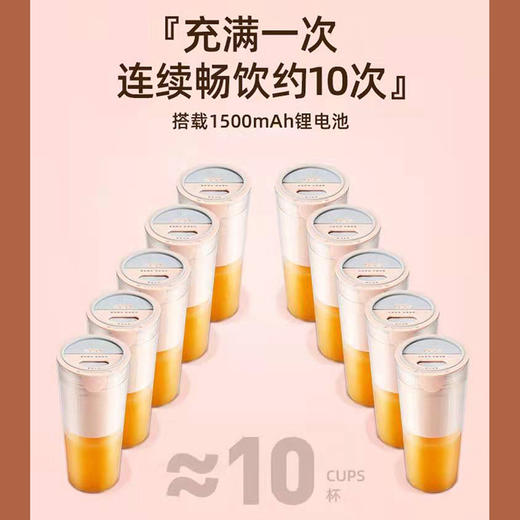 艾贝丽 | 果汁杯 （磁吸充电款）ABL-SG86小家电 商品图6