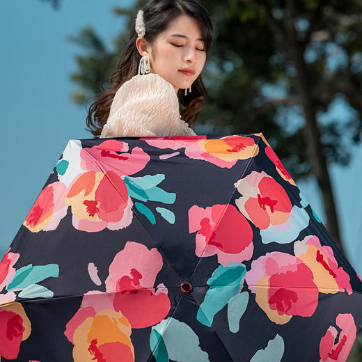 新品首发预售！【袖珍纤巧神仙颜值】太阳城超轻mni'羽毛'伞晴雨两用隔绝99%紫外线降温清凉 商品图4