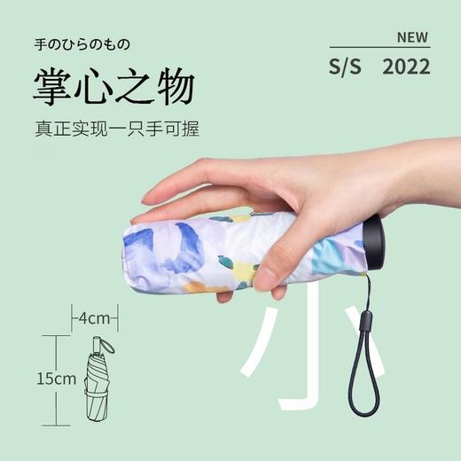 新品首发预售！【袖珍纤巧神仙颜值】太阳城超轻mni'羽毛'伞晴雨两用隔绝99%紫外线降温清凉 商品图2