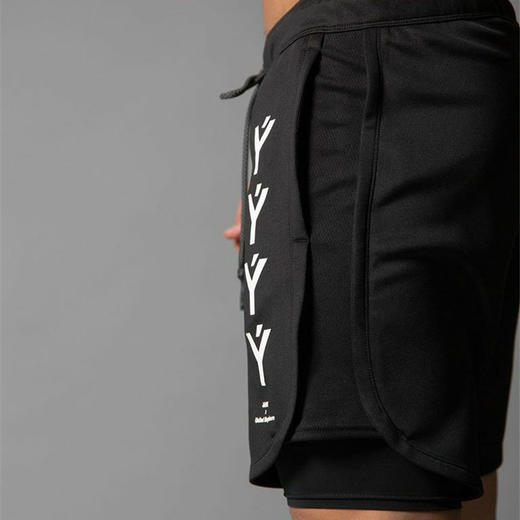 运动短裤男夏跑步弹力训练透气速干网眼篮球裤防走光双层健身短裤djh24 商品图6