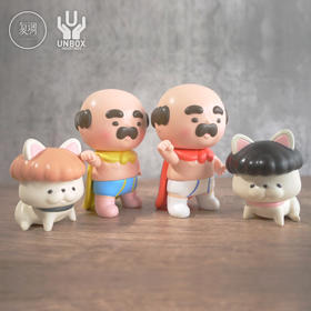 现货 Unbox 江大叔 超人大叔 搪胶 sofubi 软胶 潮玩