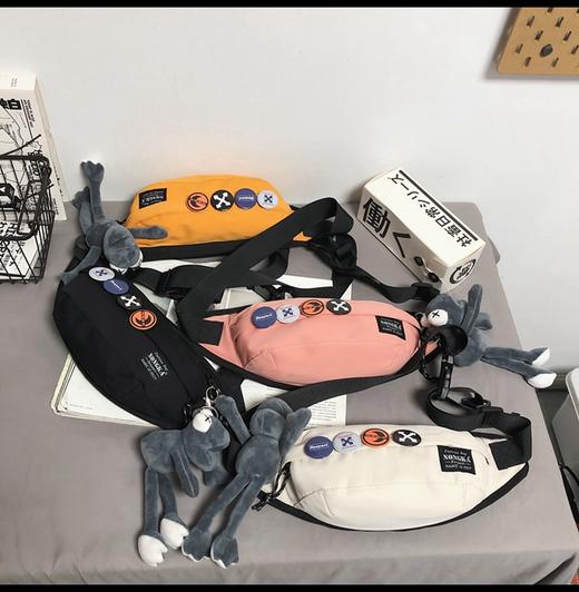 皮卡诺腰包6652-A 不含挂饰男士胸包男小号运动款夏季斜挎包韩版百搭ins潮跨肩包潮牌挎包女 商品图1