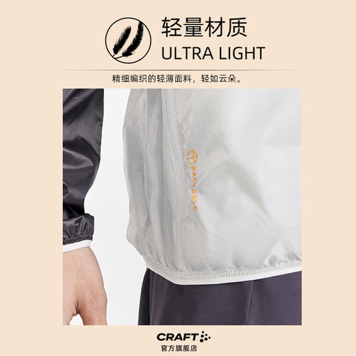 新款Craft跑步ProHypervent轻量夹克男 商品图12