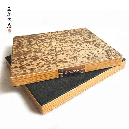 笋皮钤印台丨篆刻工具拓印板钤印垫盖章垫子皮革印章垫板两面可用 商品图1