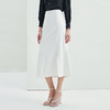 EITIE爱特爱夏季新款时尚通勤简约显瘦高腰开叉长款半身裙女B2206918 商品缩略图1