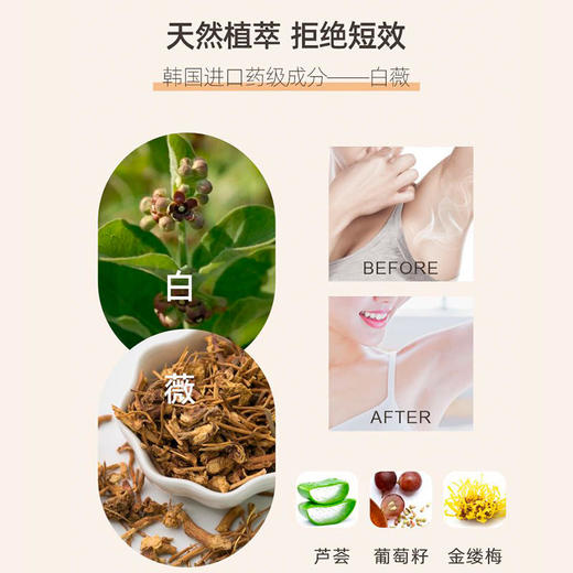 【一喷除臭】MVO歌琳玫止汗香体露狐臭喷雾防水防汗7天长效清爽止味天然植萃 商品图2