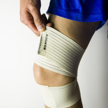 狂神运动护具 高弹纤维 冬季保暖 0737绷带护膝(1只装) 商品图1
