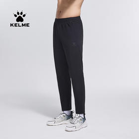 卡尔美针织运动长裤男2022新款休闲跑步健身训练收腿裤透气
