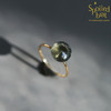 SpoiledBrat Jewelry18k金苔藓海蓝宝戒指 商品缩略图1