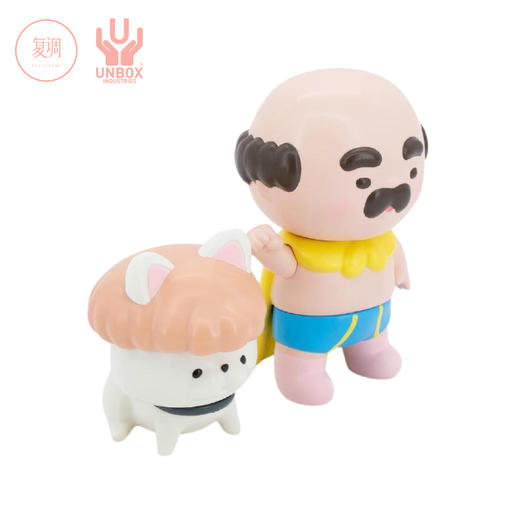 现货 Unbox 江大叔 超人大叔 搪胶 sofubi 软胶 潮玩 商品图6