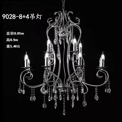 9028-8+4吊灯【运费自理】 商品图0