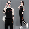 运动套装女春秋2022新款卫衣宽松跑步休闲服两件套潮HL9811 商品缩略图2