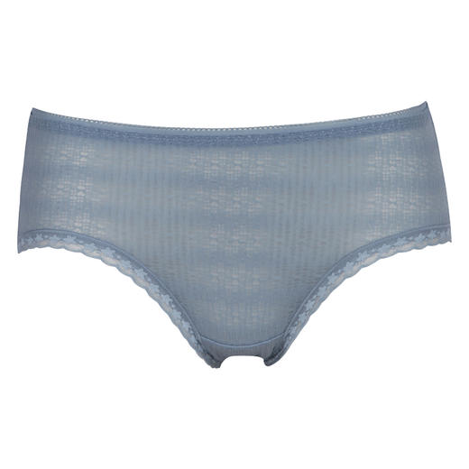 都市丽人时尚系列薄透丝滑蕾丝三角中叉女士内裤LK231N 商品图1