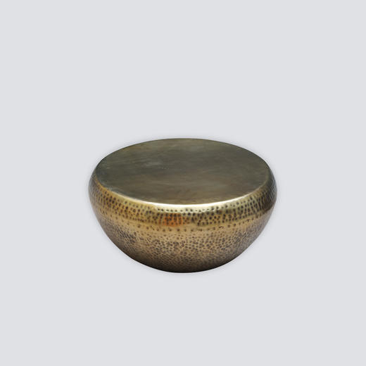 NS家居nsfurniture印度进口锤纹茶几NSCT-AHDR2-CT36AB*Antique Brass 商品图1