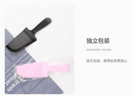 独立包装塑料切刀 一次性生日蛋糕切刀 蛋糕小切刀锯齿刀 商品图1