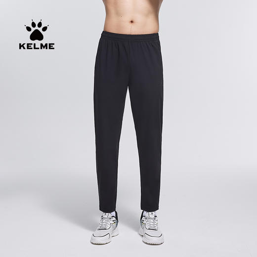 卡尔美针织运动长裤男2022新款休闲跑步健身训练收腿裤透气 商品图2