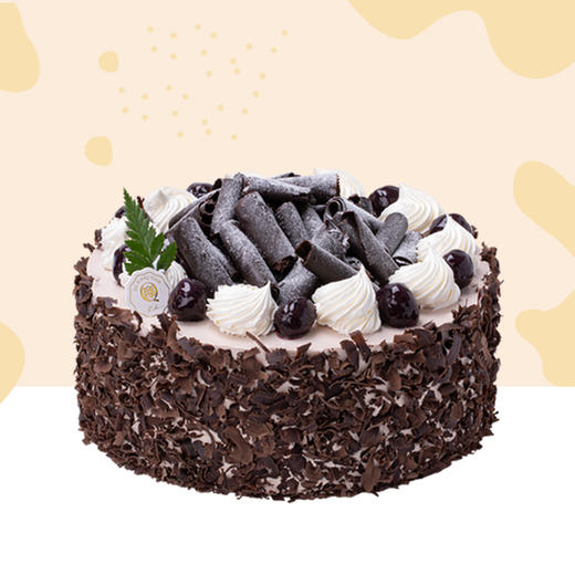 【新品推荐】意式黑森林 2磅蛋糕 100%新鲜现做 免费配送 商品图0