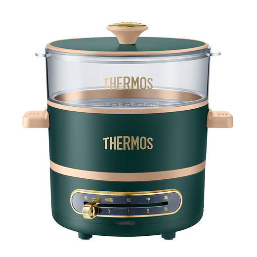 膳魔师多功能料理锅家用网红锅煎煮烤涮一体电煮锅宿舍小型电蒸锅【XPQ】 商品图0