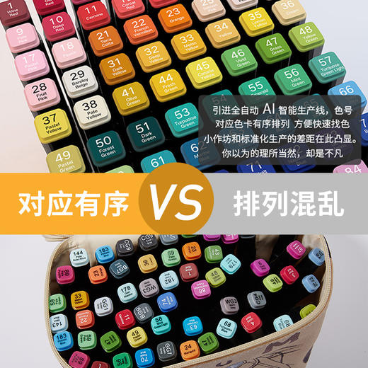 Touchmark泰驰马克 马克笔油性 花笔袋皮革款 商品图2