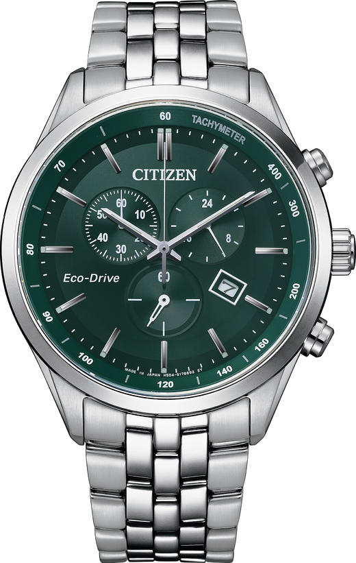 西铁城(CITIZEN)光动能男表防水钢带简约商务休闲款AT2149-85X 商品图10