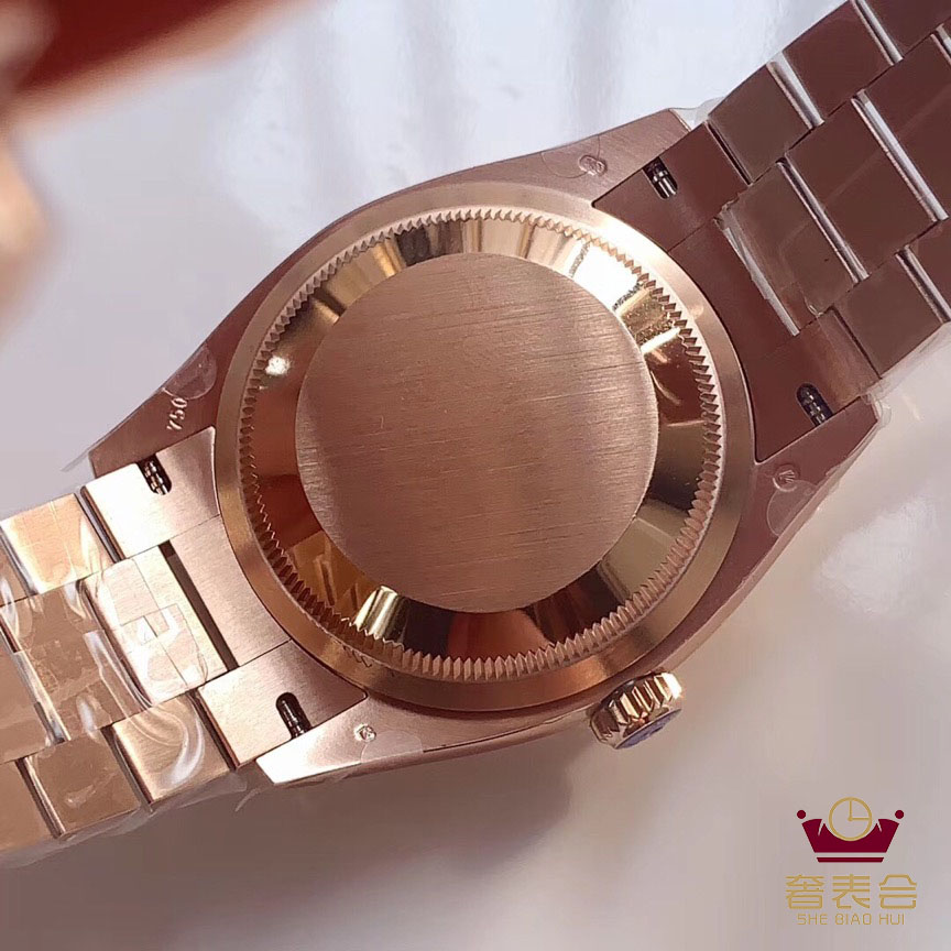 劳力士星期曰志哪个厂做工好 ew厂劳力士118235f 玫瑰金 机械男表